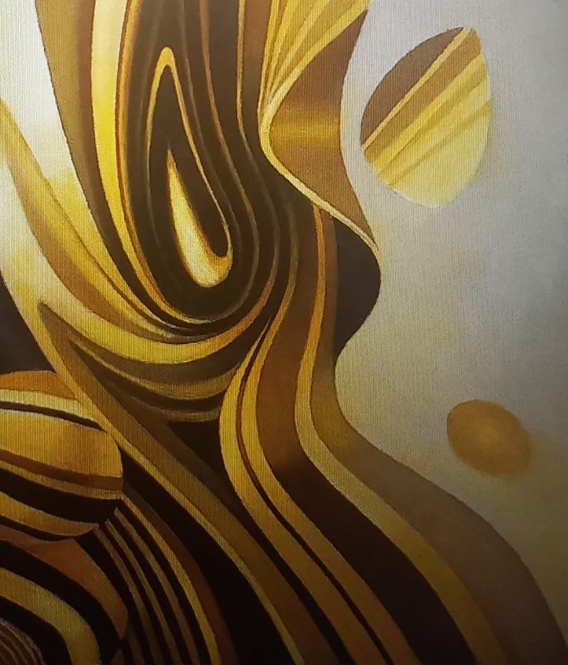 Abstract oil painting Oil painting Plastic overflows by Alexander Strashevich