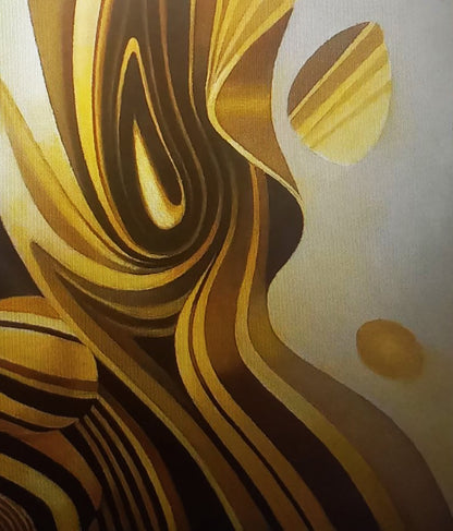 Abstract oil painting Oil painting Plastic overflows by Alexander Strashevich