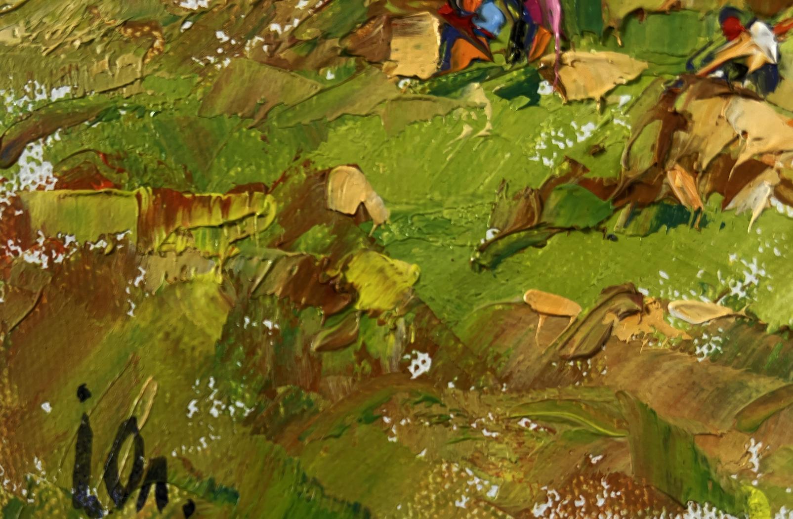 Oil painting Light and Peace among the meadows by Oleksiy Ivanyuk