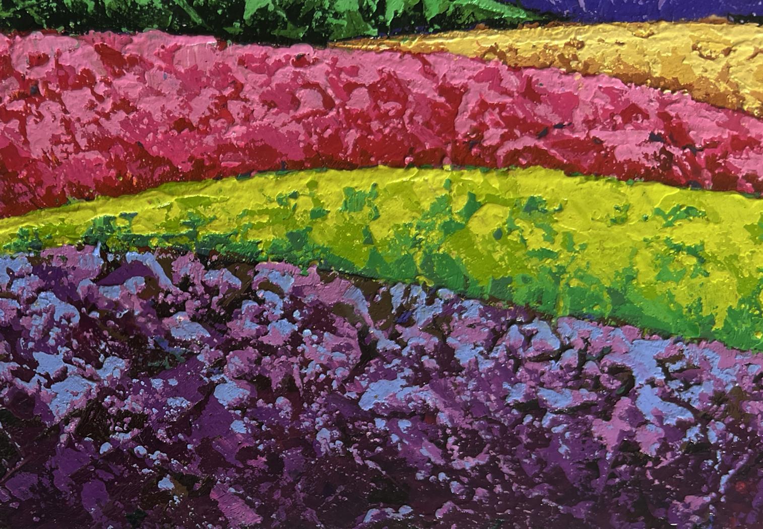 Vibrant Tranquility of the Mountains oil painting by V. Zadorozhnya