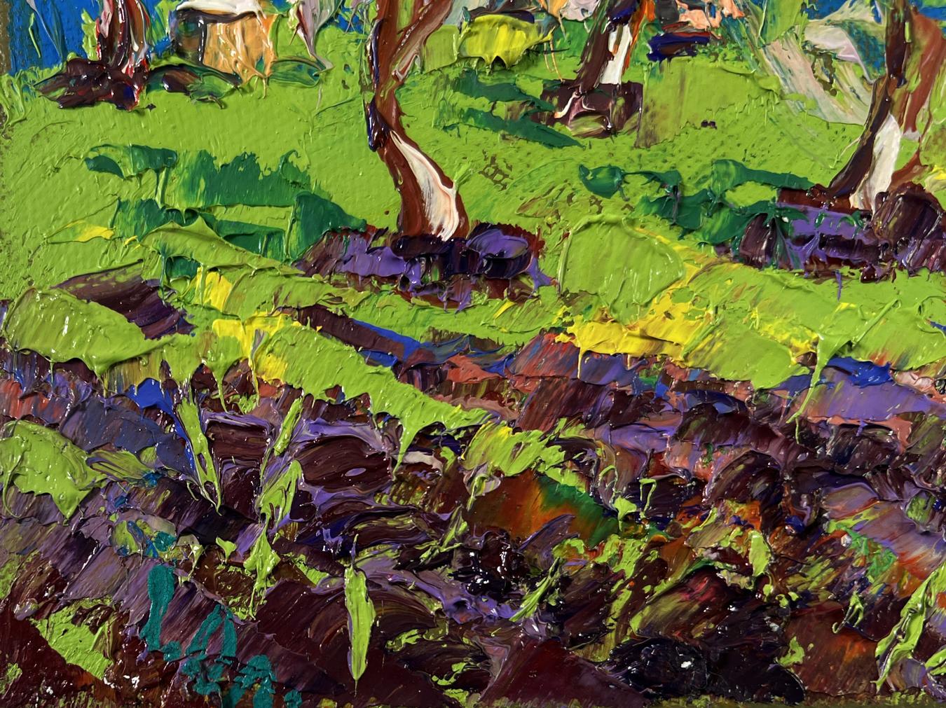 Vibrant impressionist oil painting Spring awakens in light by Oleksiy Ivanyuk