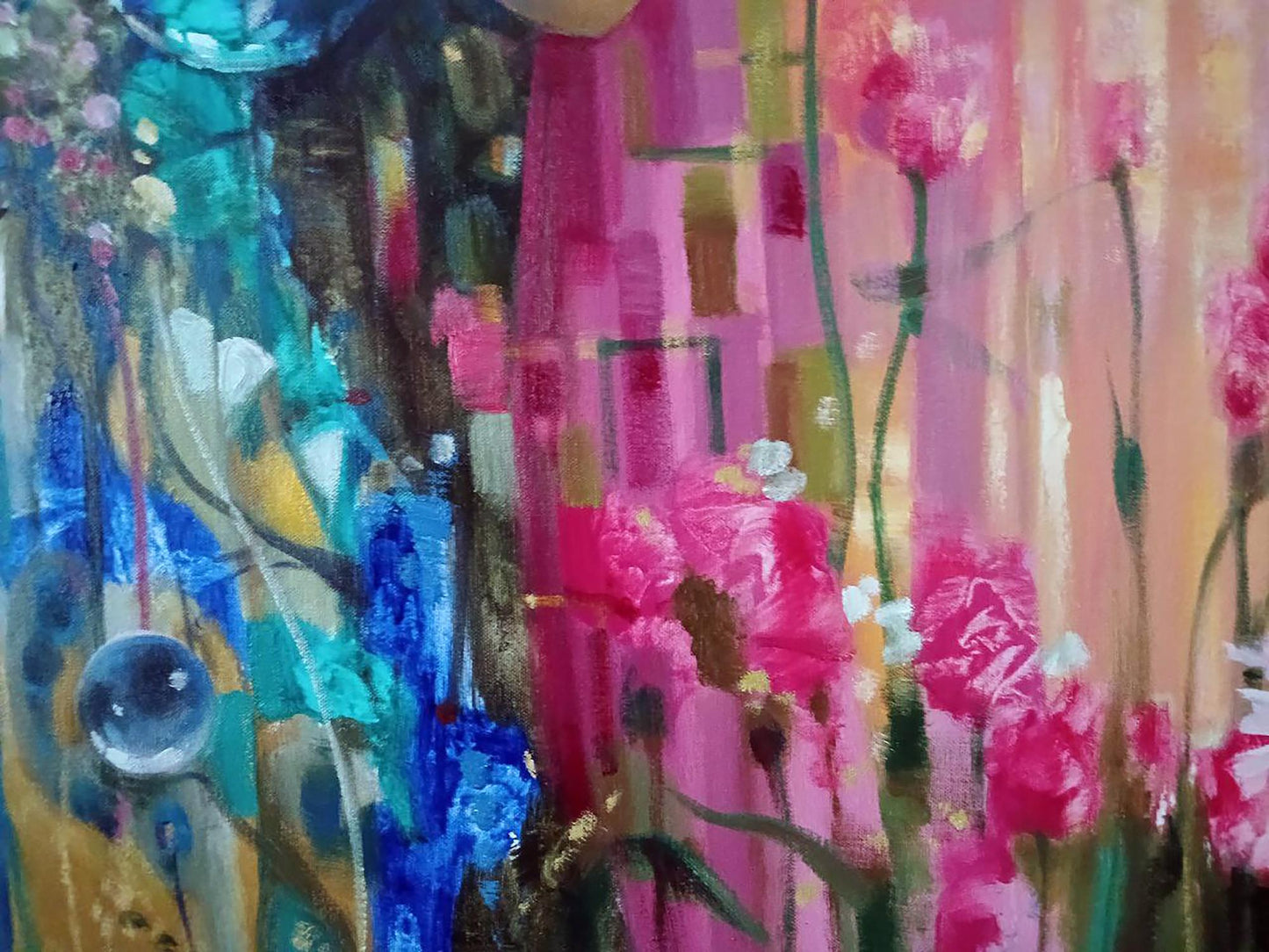 Vibrant abstract oil painting The Glow of the Moon by Anatoly Tarabanov