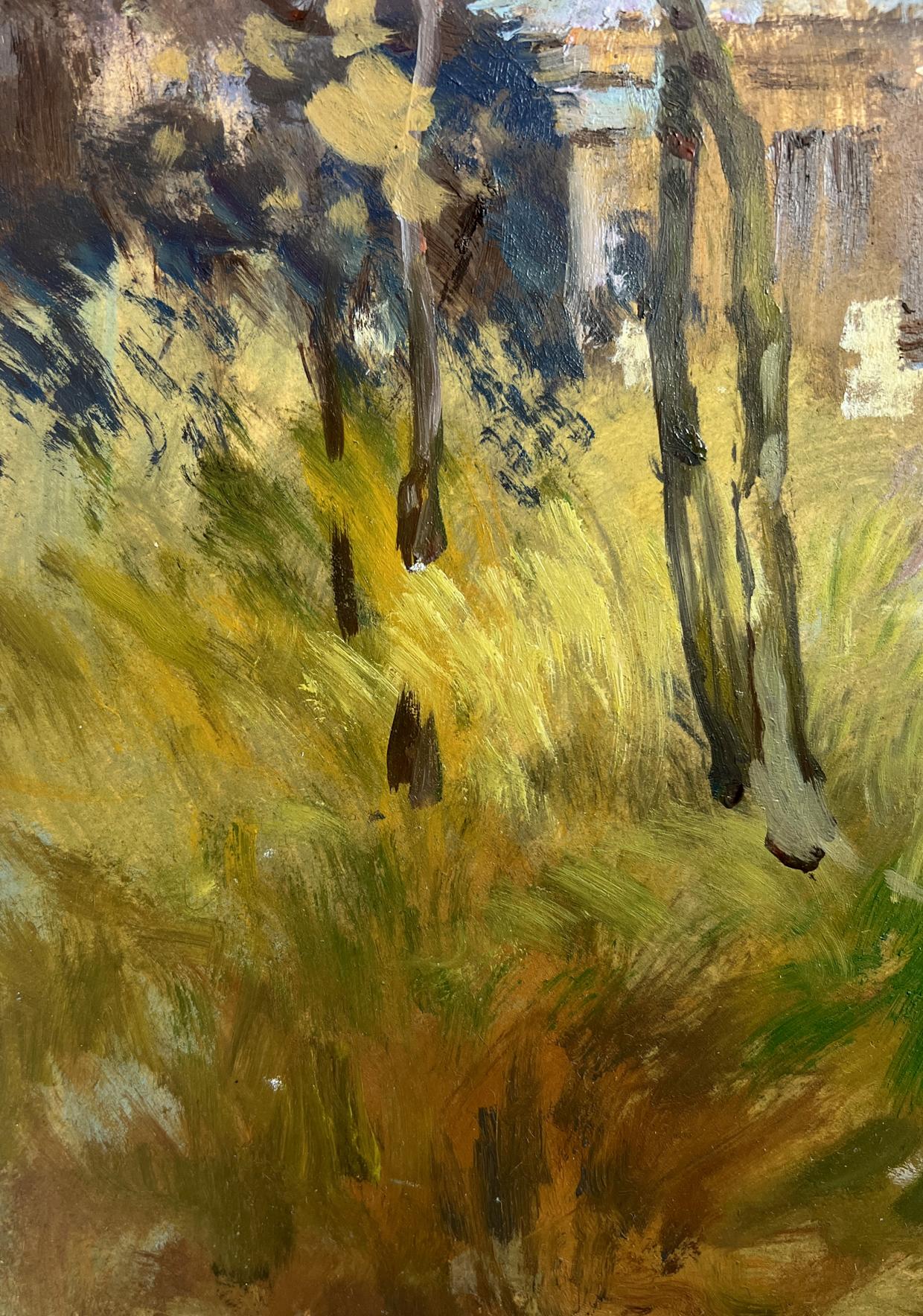 Oil painting The rustle of autumn outside the window by Yuriy Suprunchuk