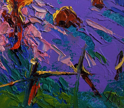 Vibrant Cool Autumn Evening oil painting by Oleksiy Ivanyuk