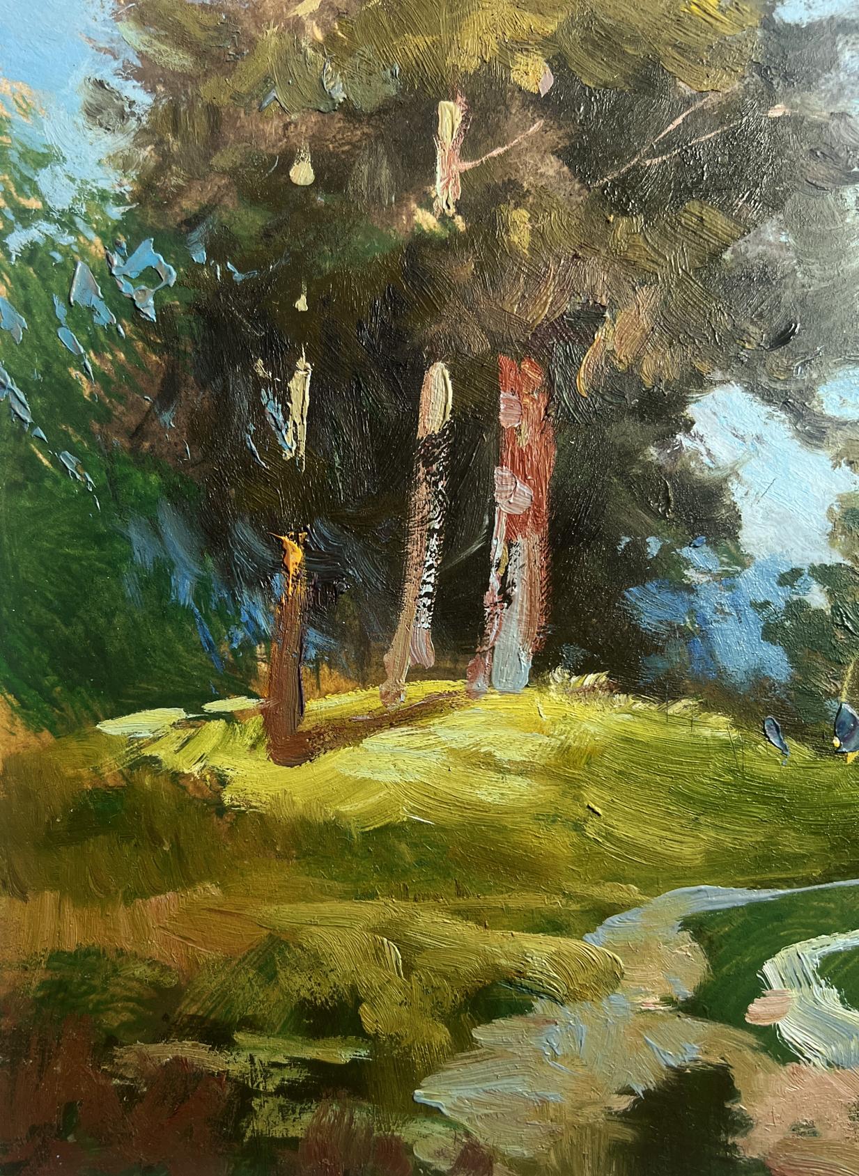 Oil painting Admire the summer forest by Yuriy Suprunchuk