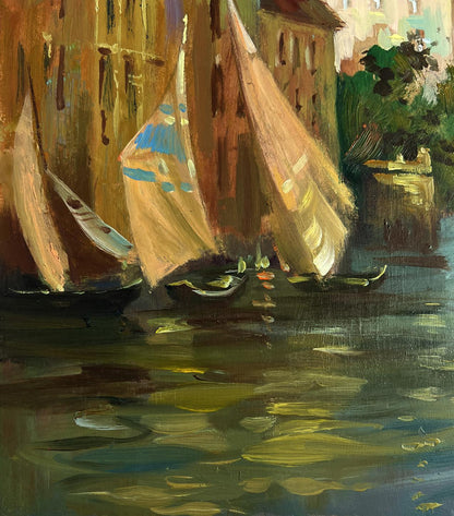 Impressionistic oil painting Dream of Venice by Yuriy Suprunchuk