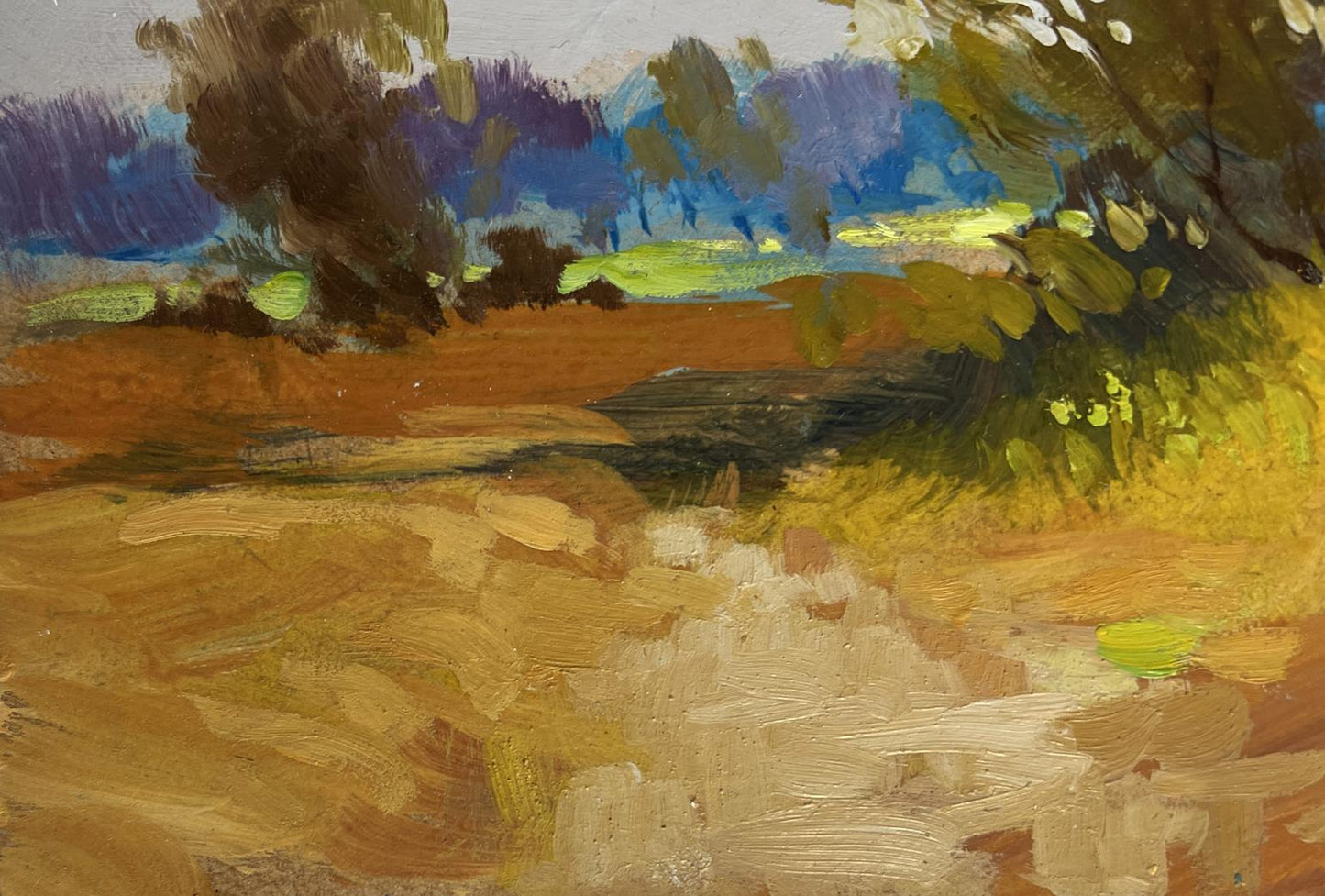 Oil painting The Road to the Golden Fields by Yuriy Suprunchuk