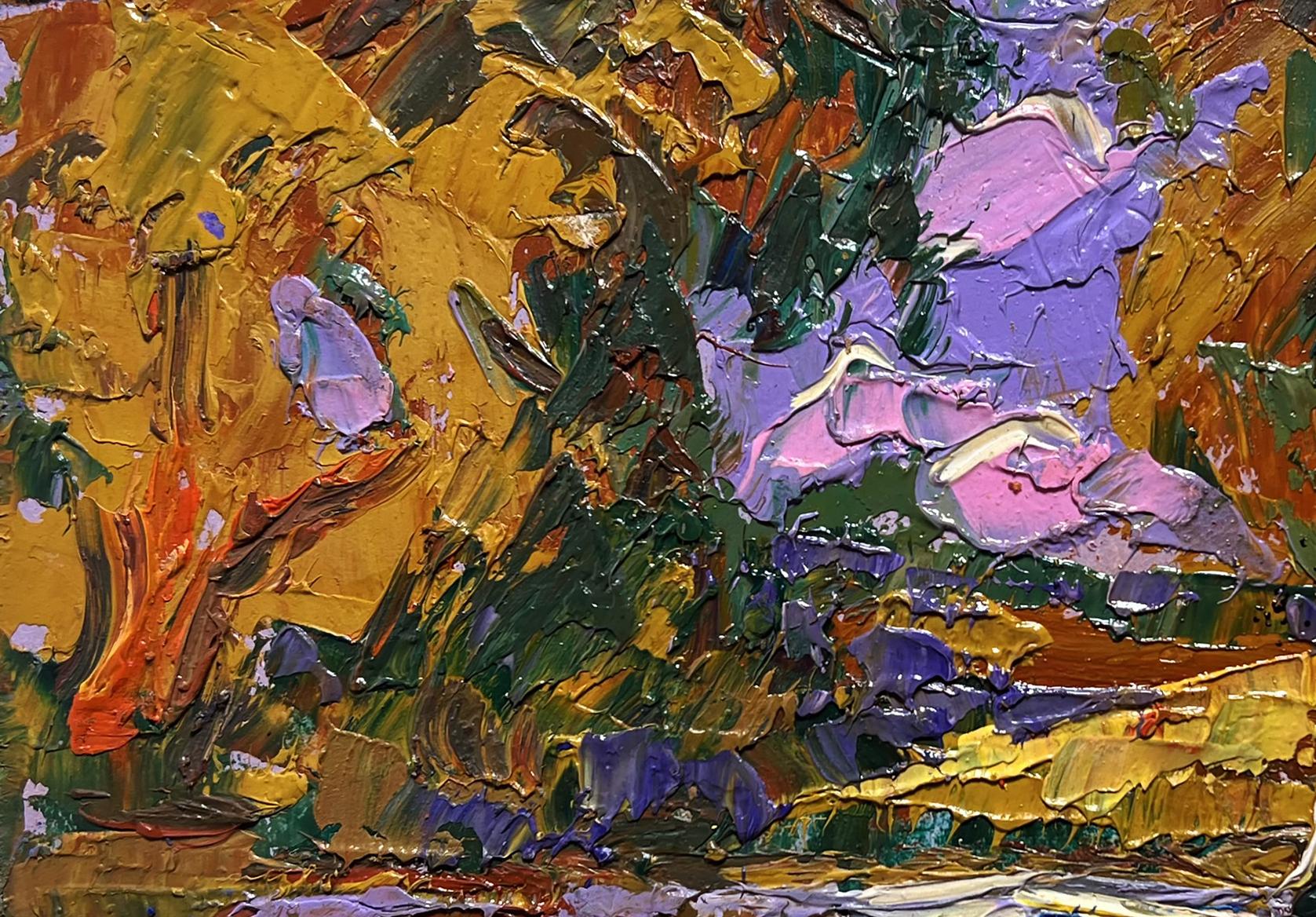 Vibrant impressionist oil painting Solitude in Nature by Oleksiy Ivanyuk