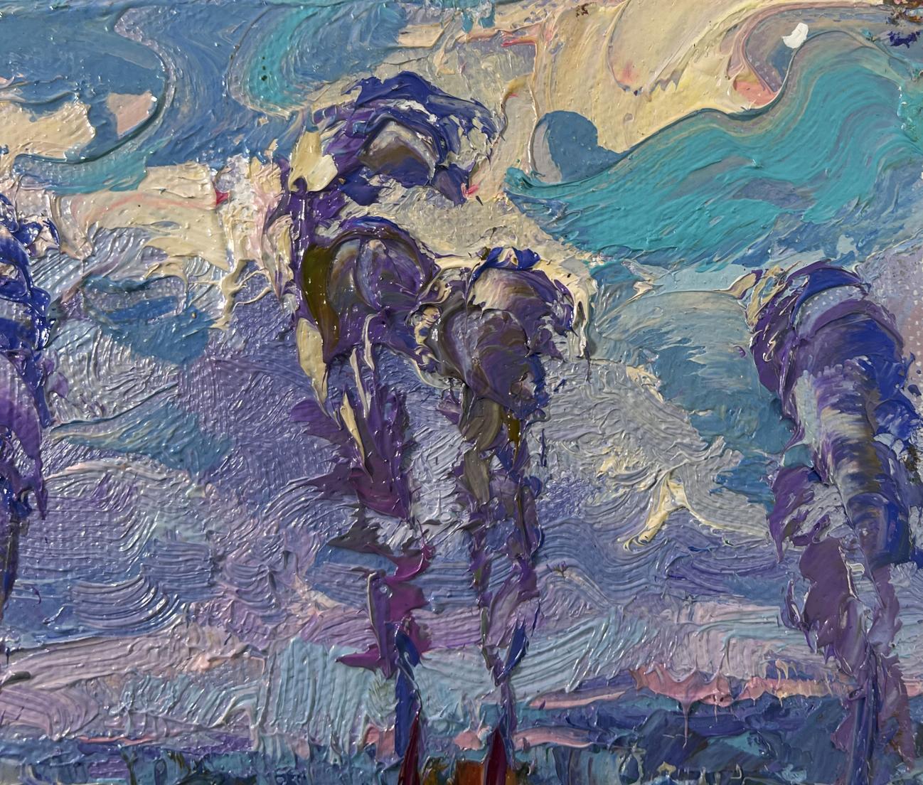 Oil painting Spring coolness hugging the earth by Oleksiy Ivanyuk
