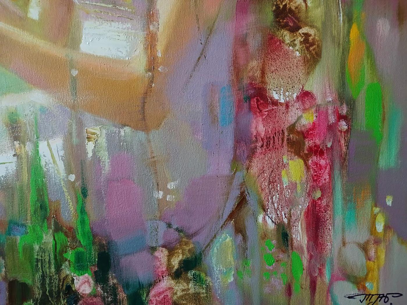 Abstract Spring Mirage oil painting by Anatoly Tarabanov