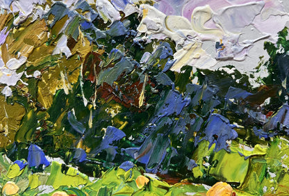 Vibrant impressionist oil painting of vegetables by Oleksiy Ivanyuk