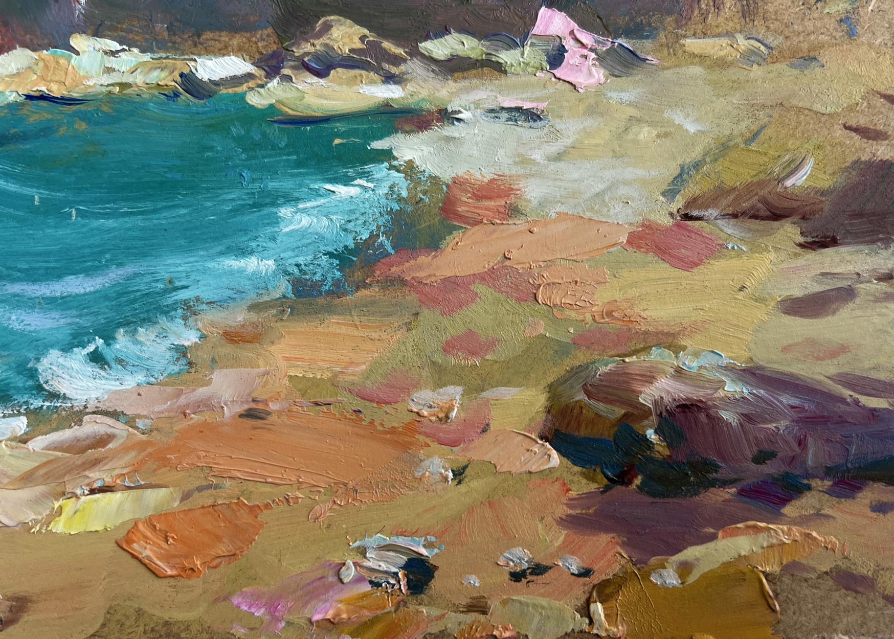 Vibrant impressionist oil painting After the Sea Storm by Yuriy Suprunchuk