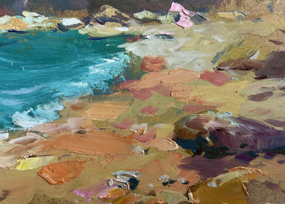 Vibrant impressionist oil painting After the Sea Storm by Yuriy Suprunchuk