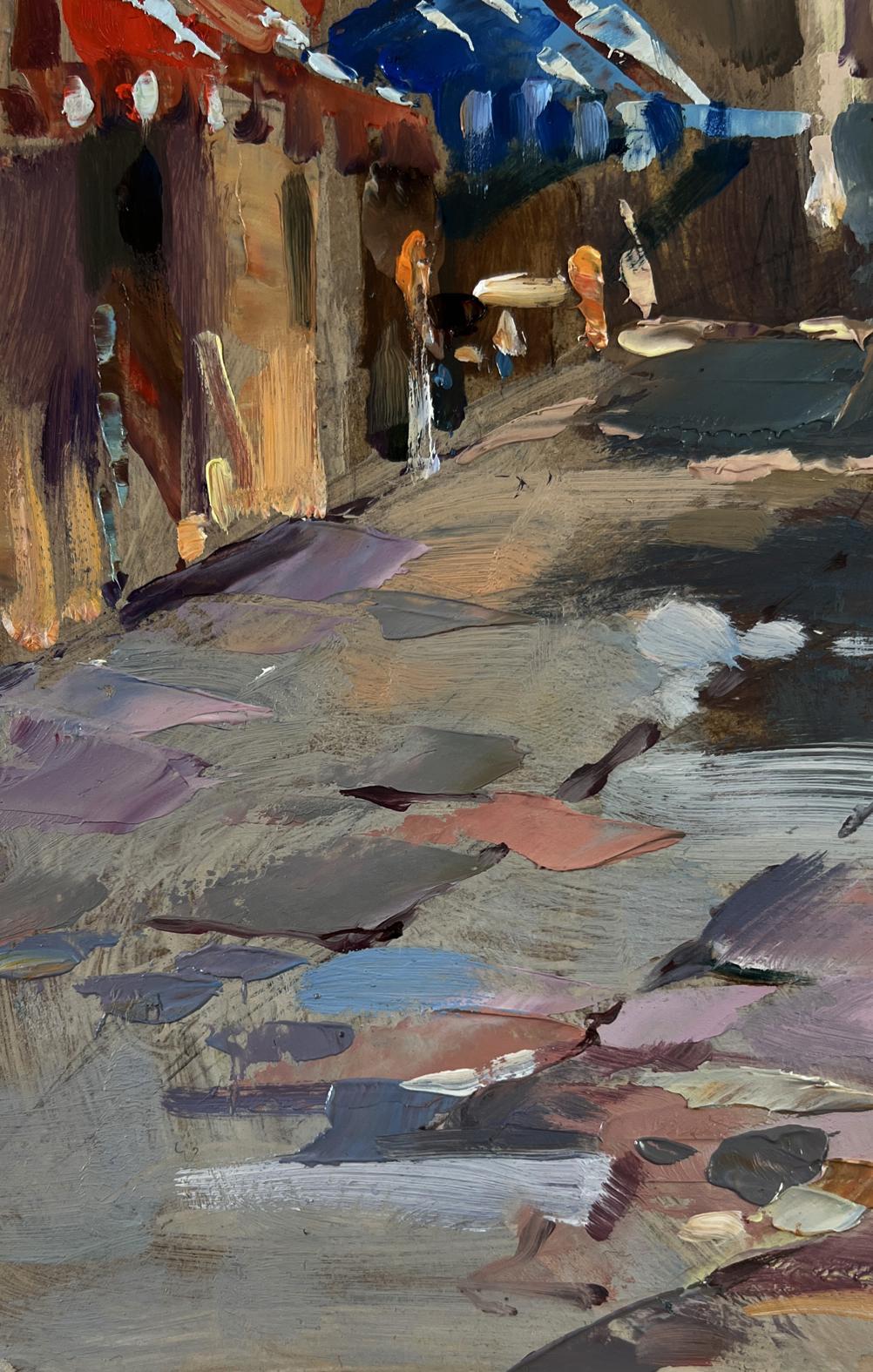 Oil painting Quiet street in the old town by Yuriy Suprunchuk