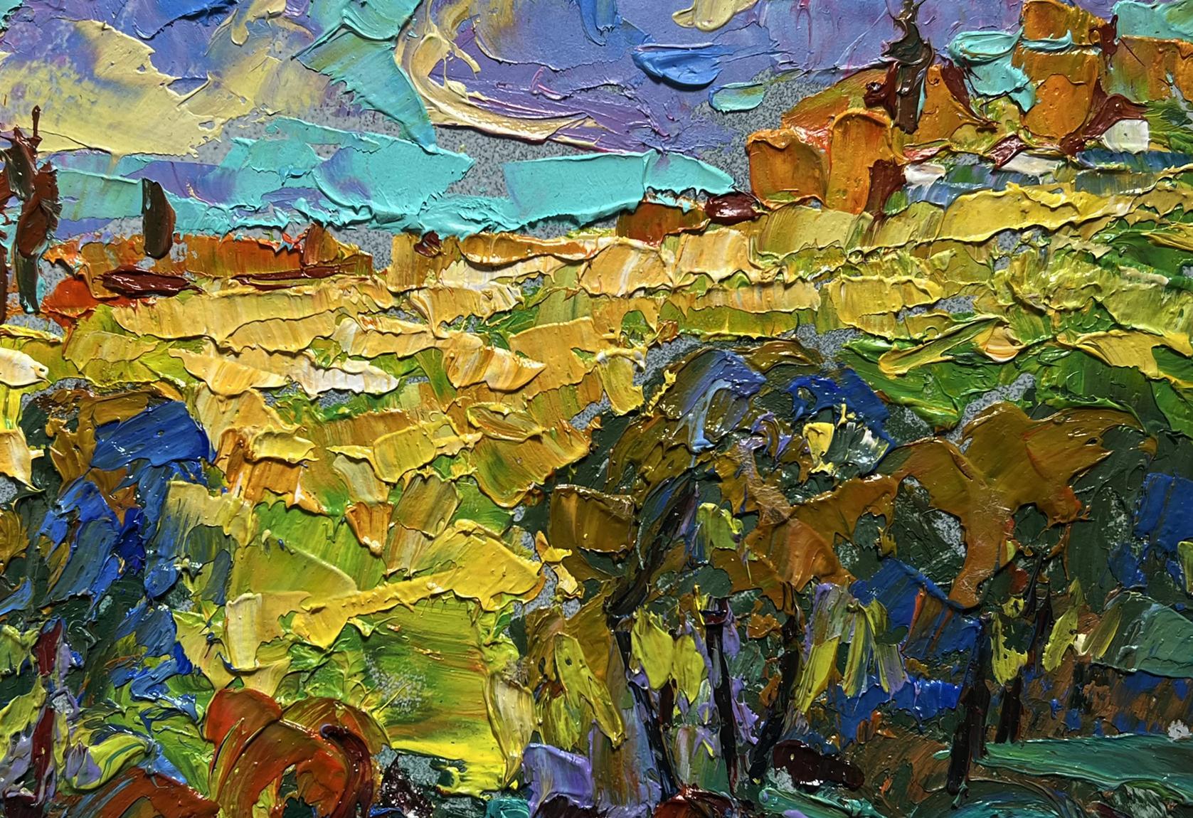 Vibrant impressionist oil painting Sunny summer day by Oleksiy Ivanyuk