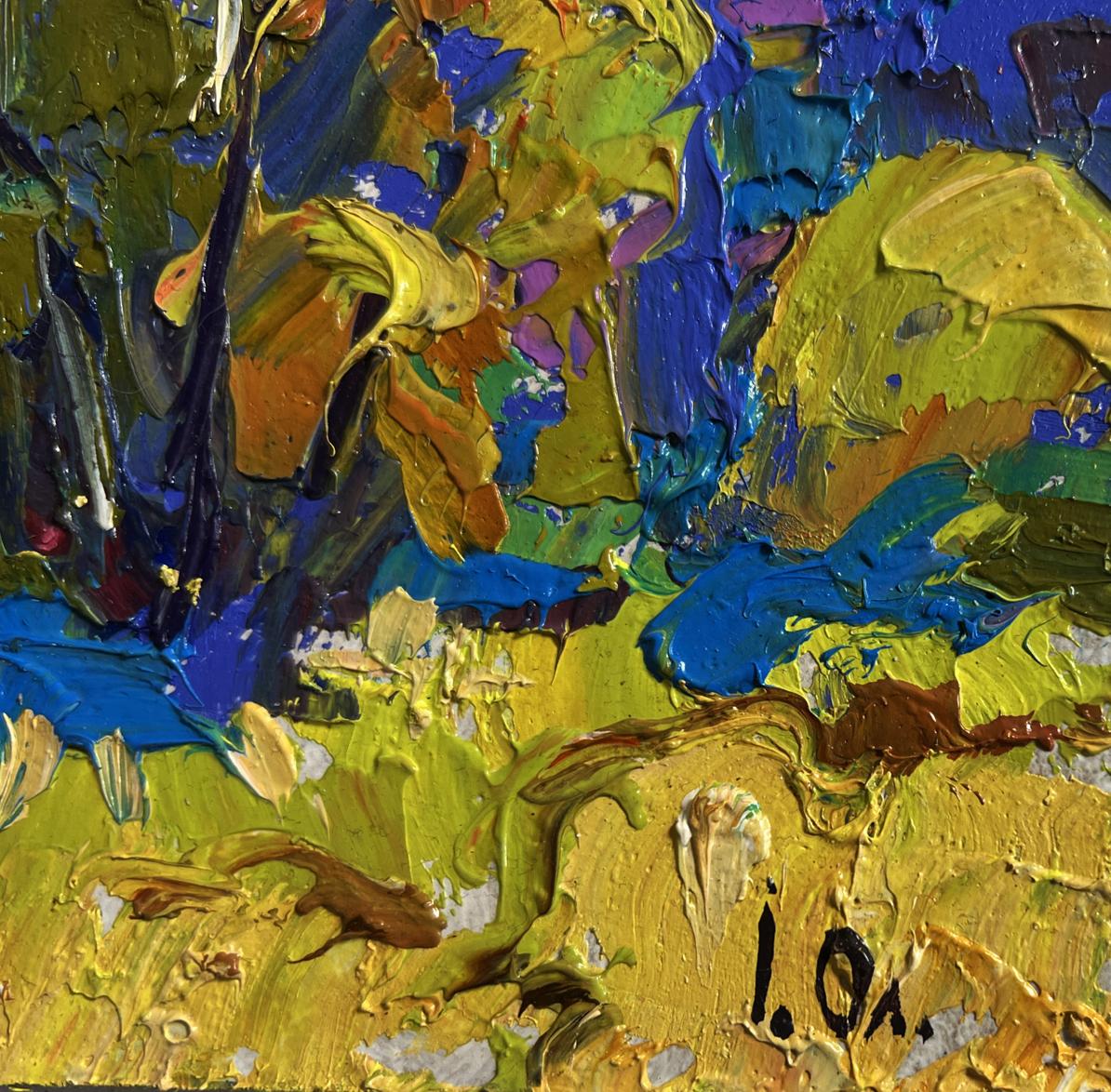 Vibrant impressionist oil painting Fresh summer morning by Oleksiy Ivanyuk