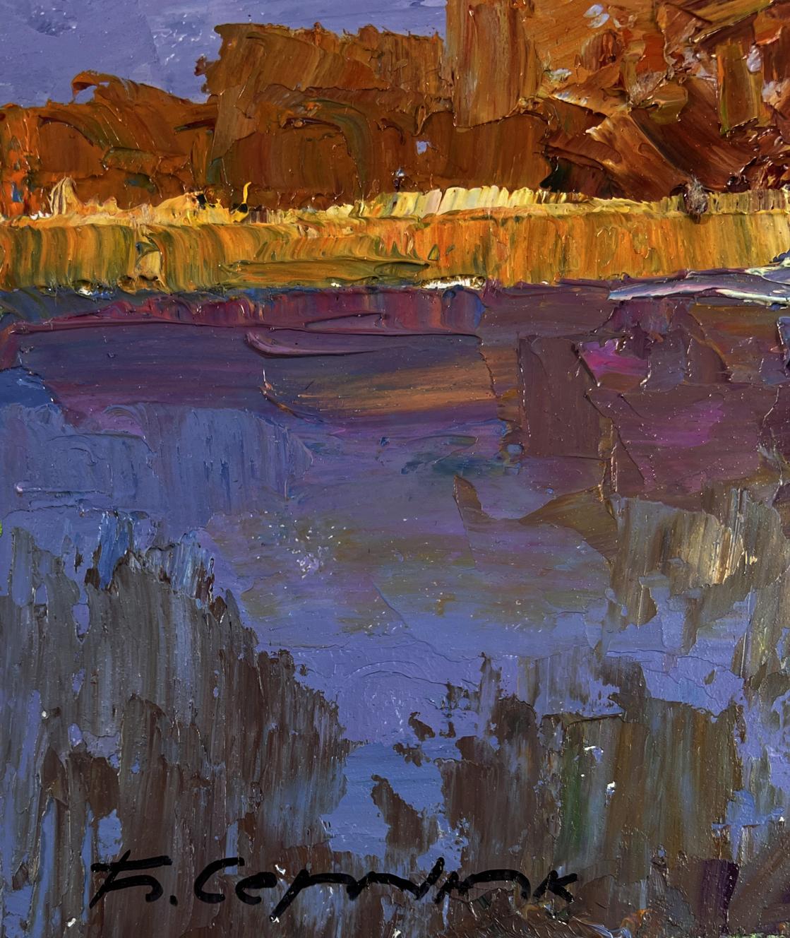 Impressionistic oil painting Silent Cover by Boris Serdyuk