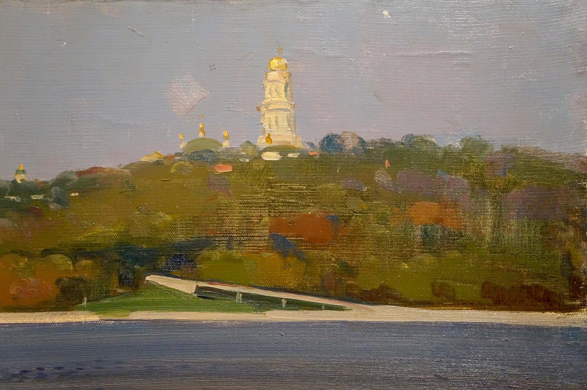 Oil painting of Kiev-Pechersk Lavra by Strelov Arkady Efimovich