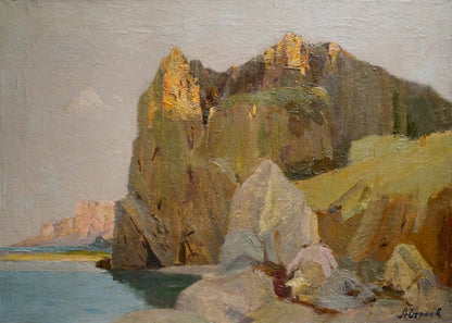 Oil painting Morning in Castropol by Strelov Arkady Efimovich