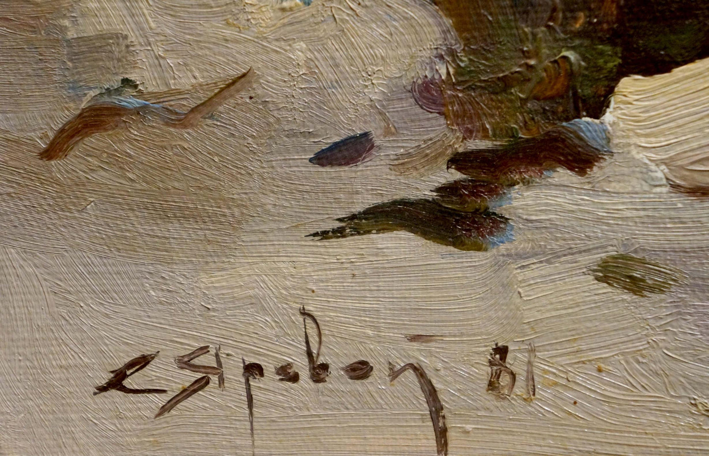 Textured oil painting Cruise vacation by Yarovoy Stepan Kalinovich with signature