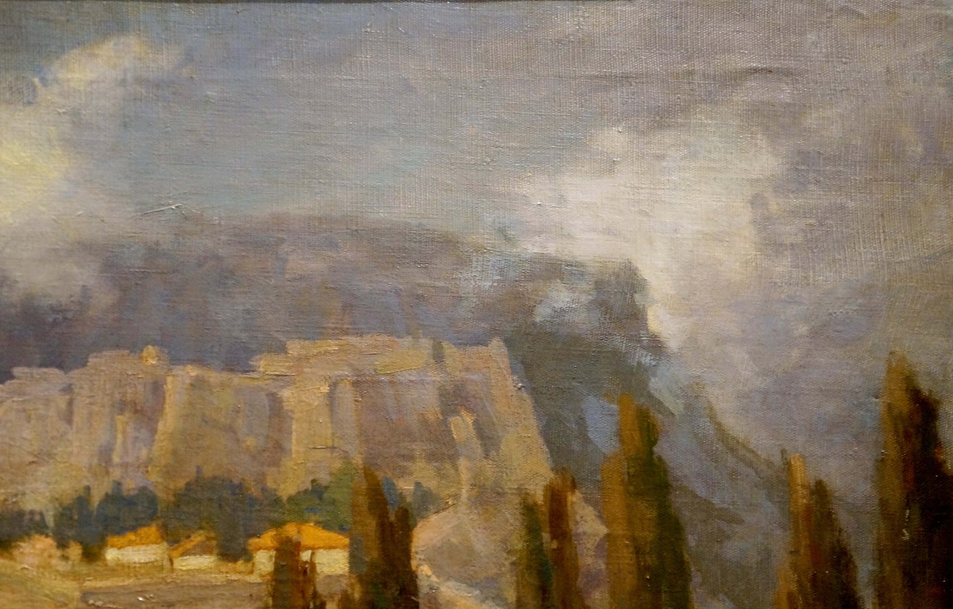 Oil painting of ancient Acropolis by Nevkritiy Denis Nikiforovich