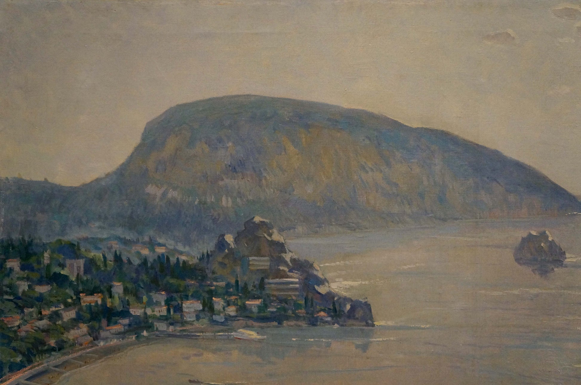 Sulimenko Petr Stepanovich oil painting of Greek coastal hillside