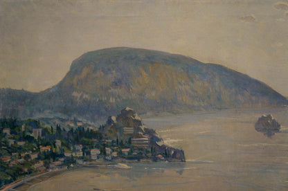 Sulimenko Petr Stepanovich oil painting of Greek coastal hillside