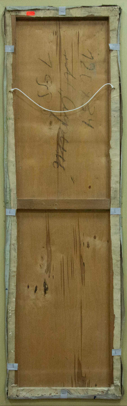 Back of framed Oil painting Lilac by Zaretsky Victor Ivanovich
