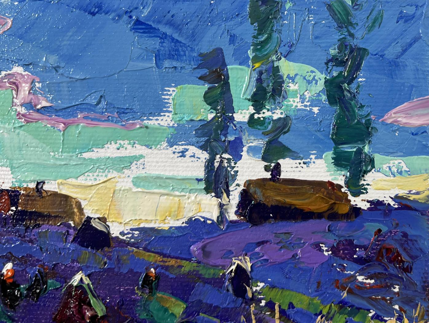 Vibrant Evening in the Village oil painting by Oleksiy Ivanyuk