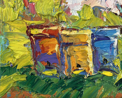 Vibrant impressionist oil painting Time for Easter by Oleksiy Ivanyuk