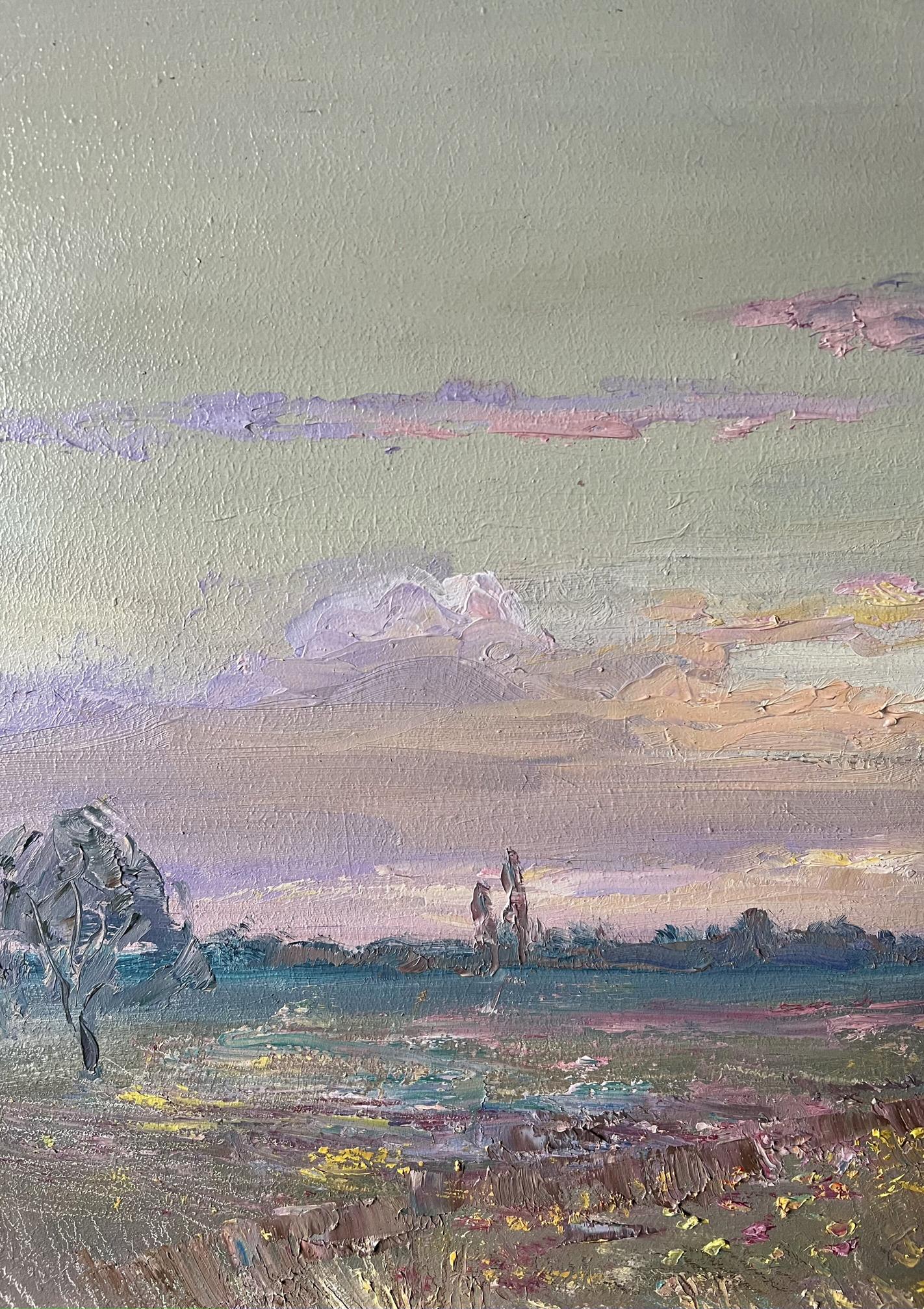 Oil painting Spaces of fields 