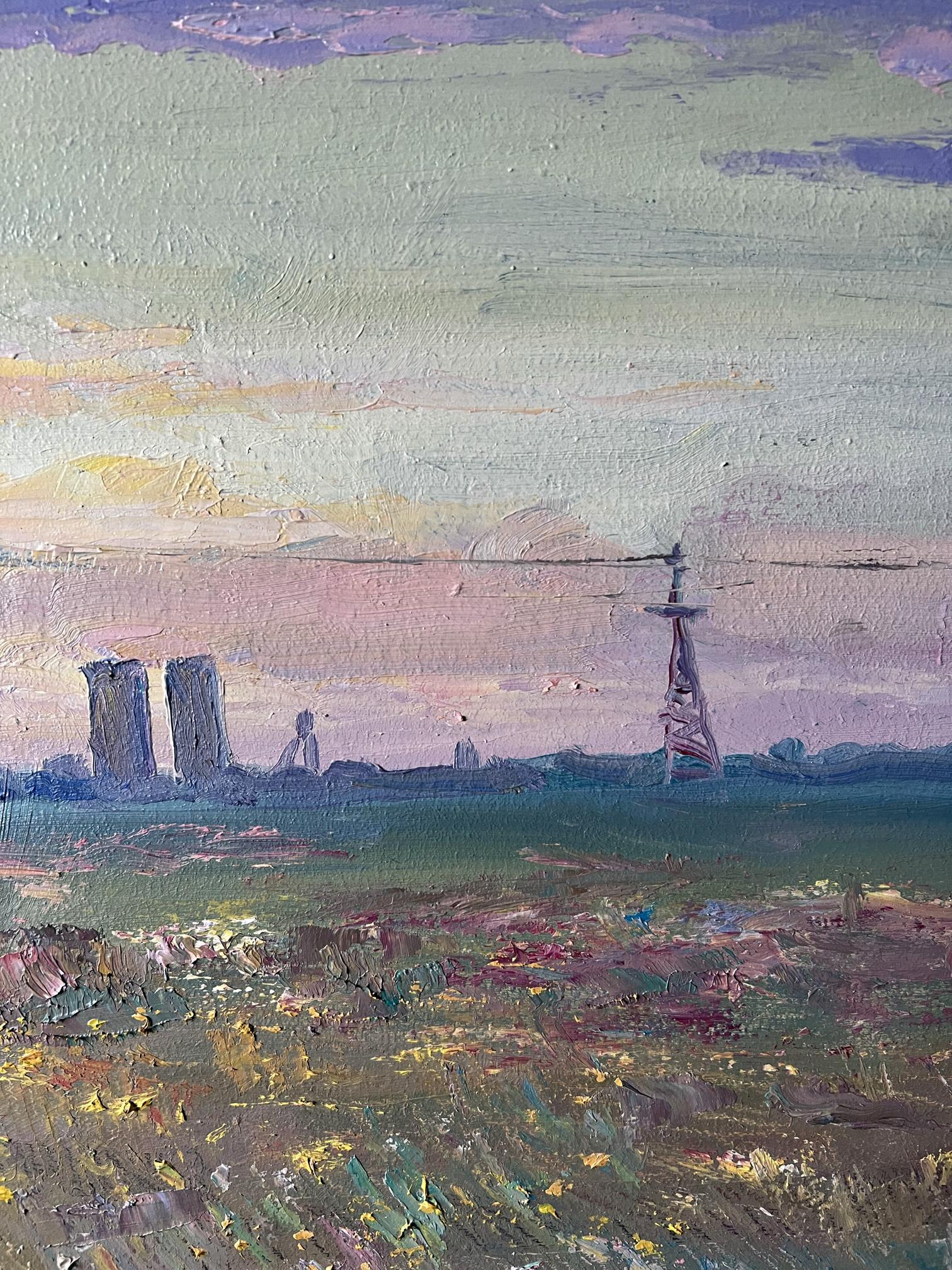 Oil Painting Nature fields Landscape 