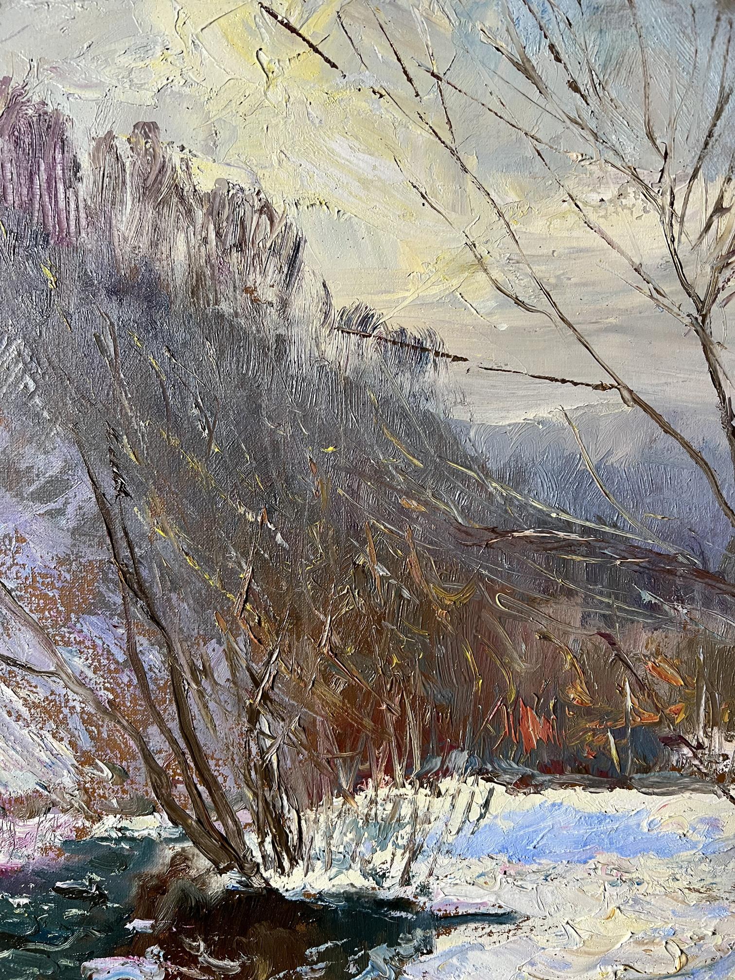 Oil painting Winter