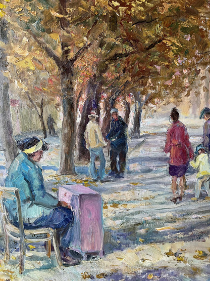 Oil painting Autumn