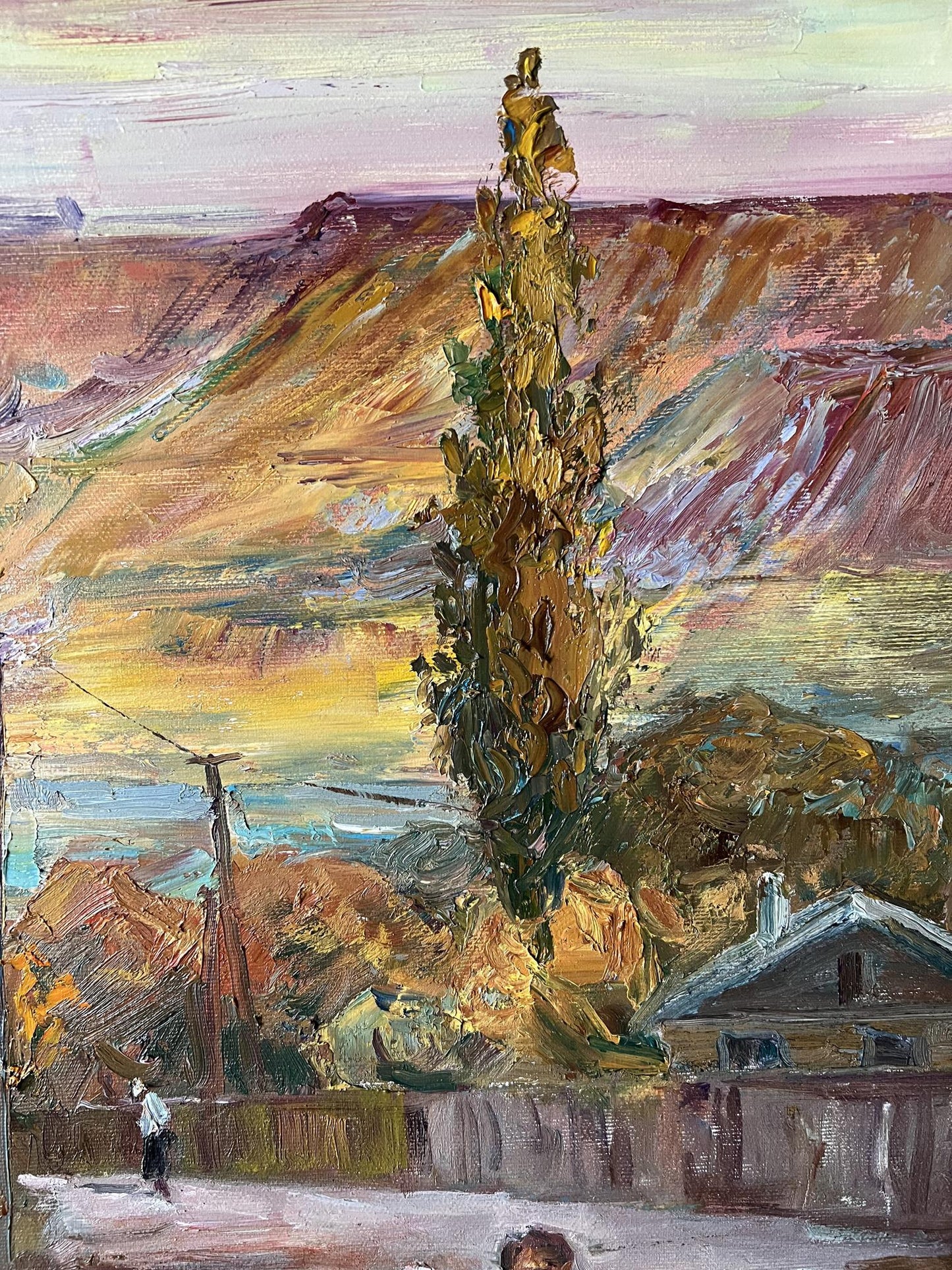 Oil Painting Autumn Nature Landscape 