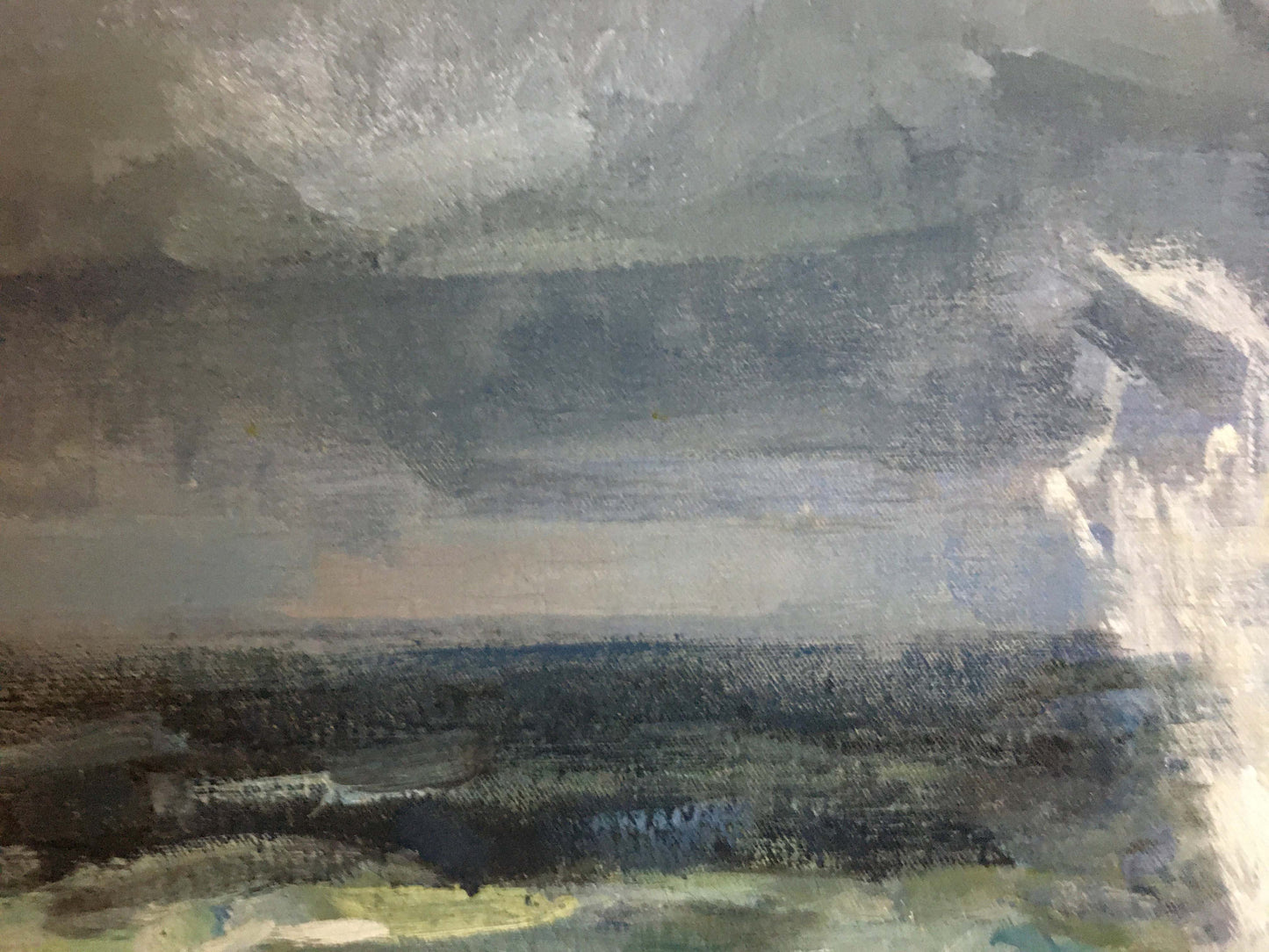 Oil painting Sea Breeze by Zakharov Fedor Zakharovich, textured gray landscape