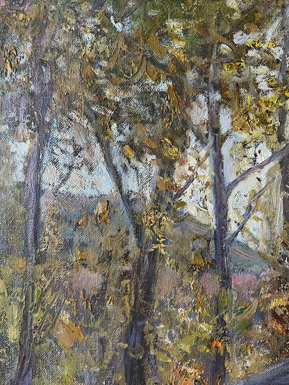 Oil painting morning