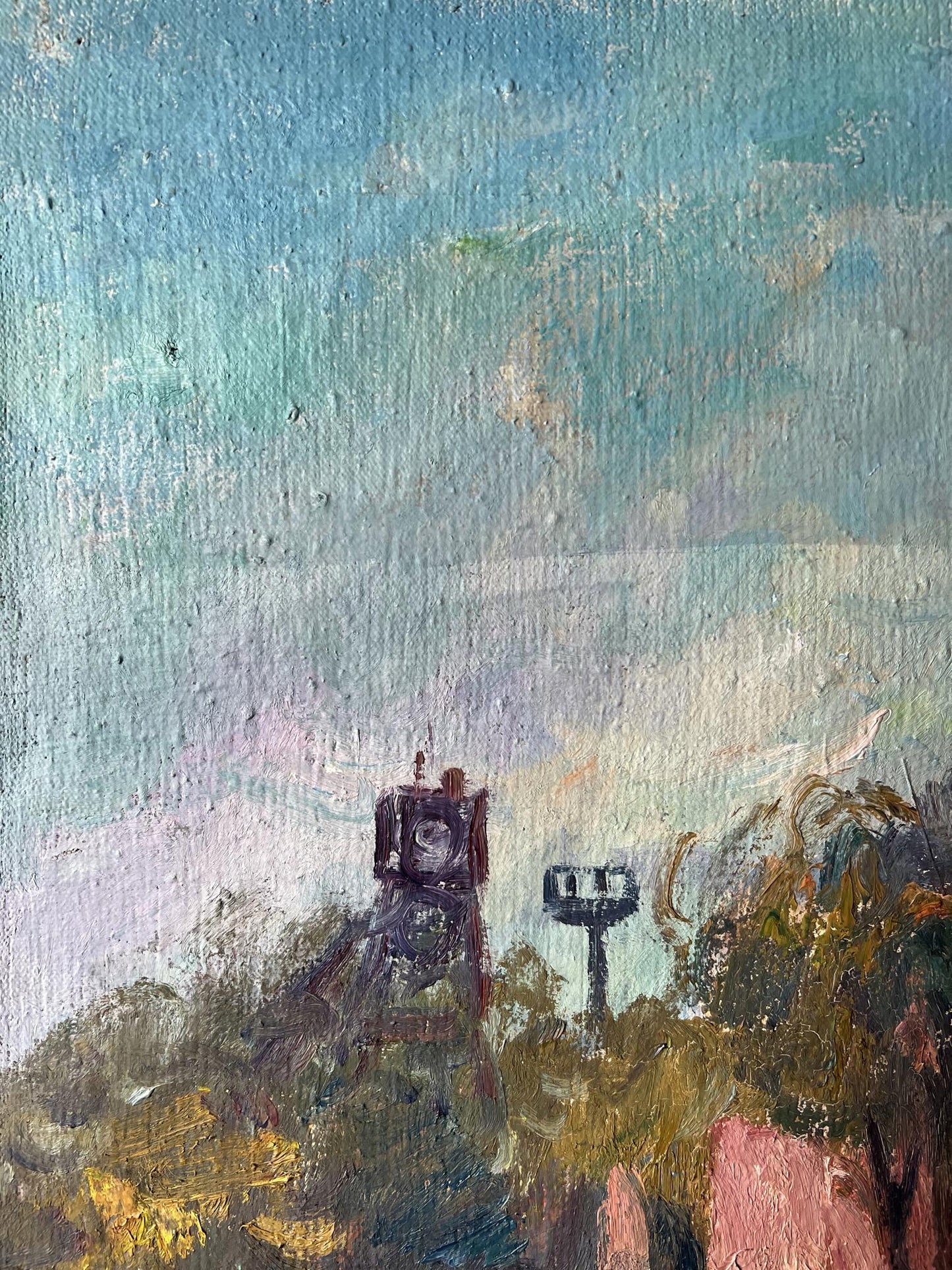 Oil painting mine 