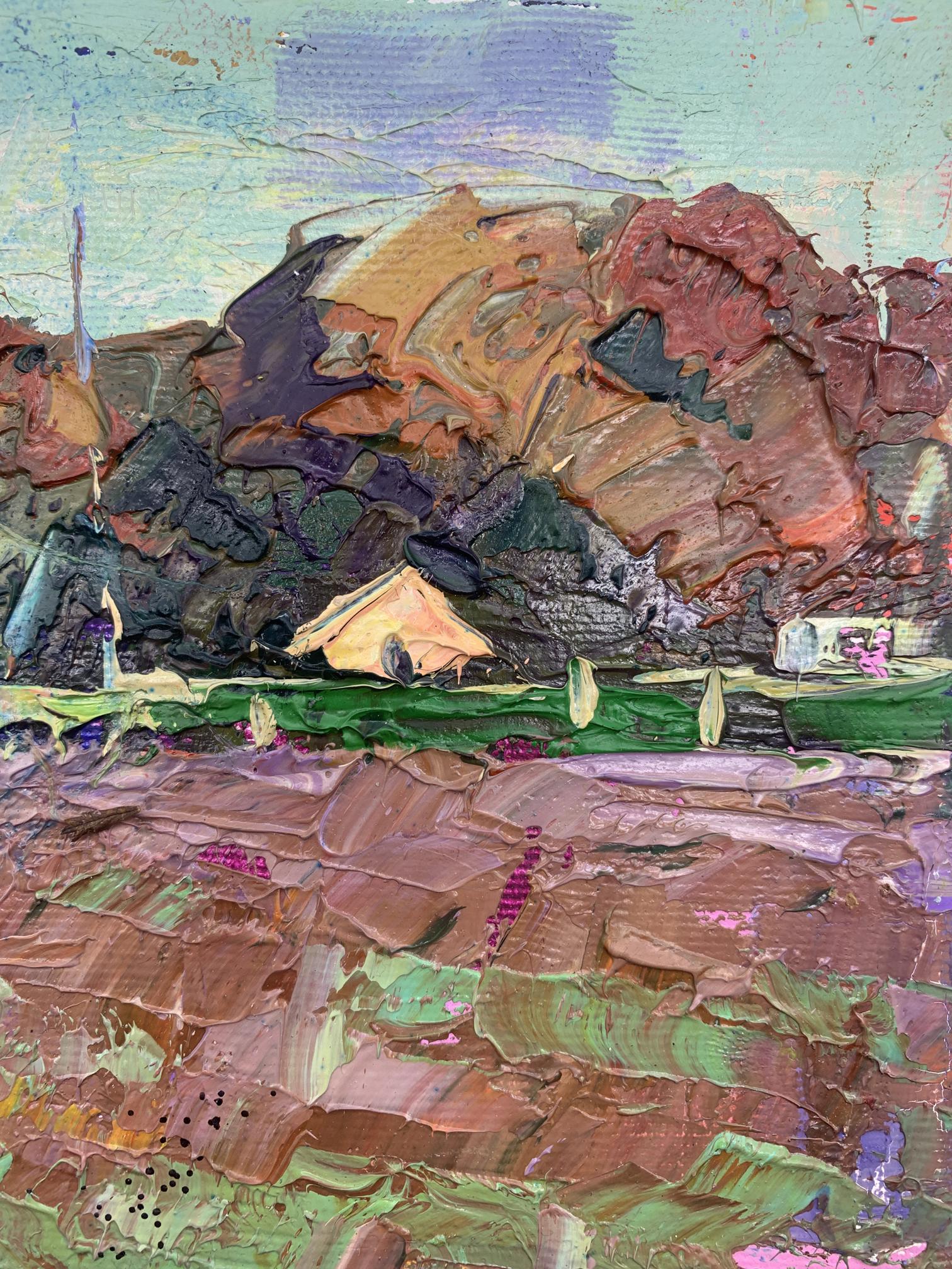 Autumn Village landscape 