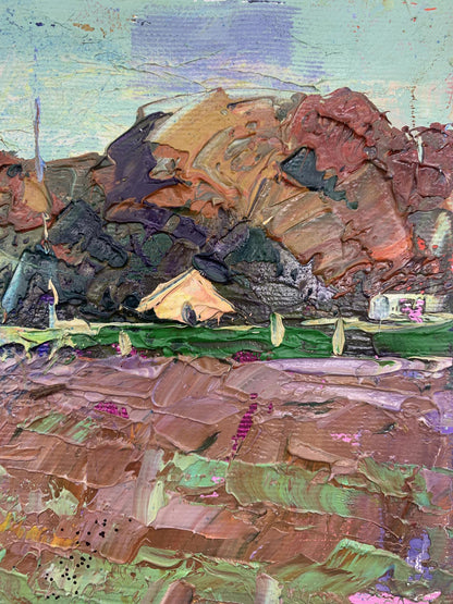 Autumn Village landscape 