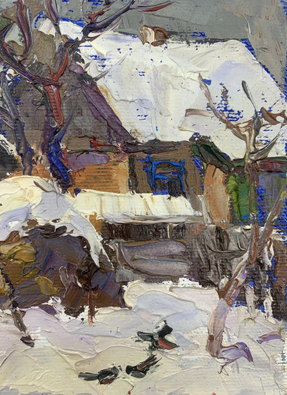 Village Winter yard
