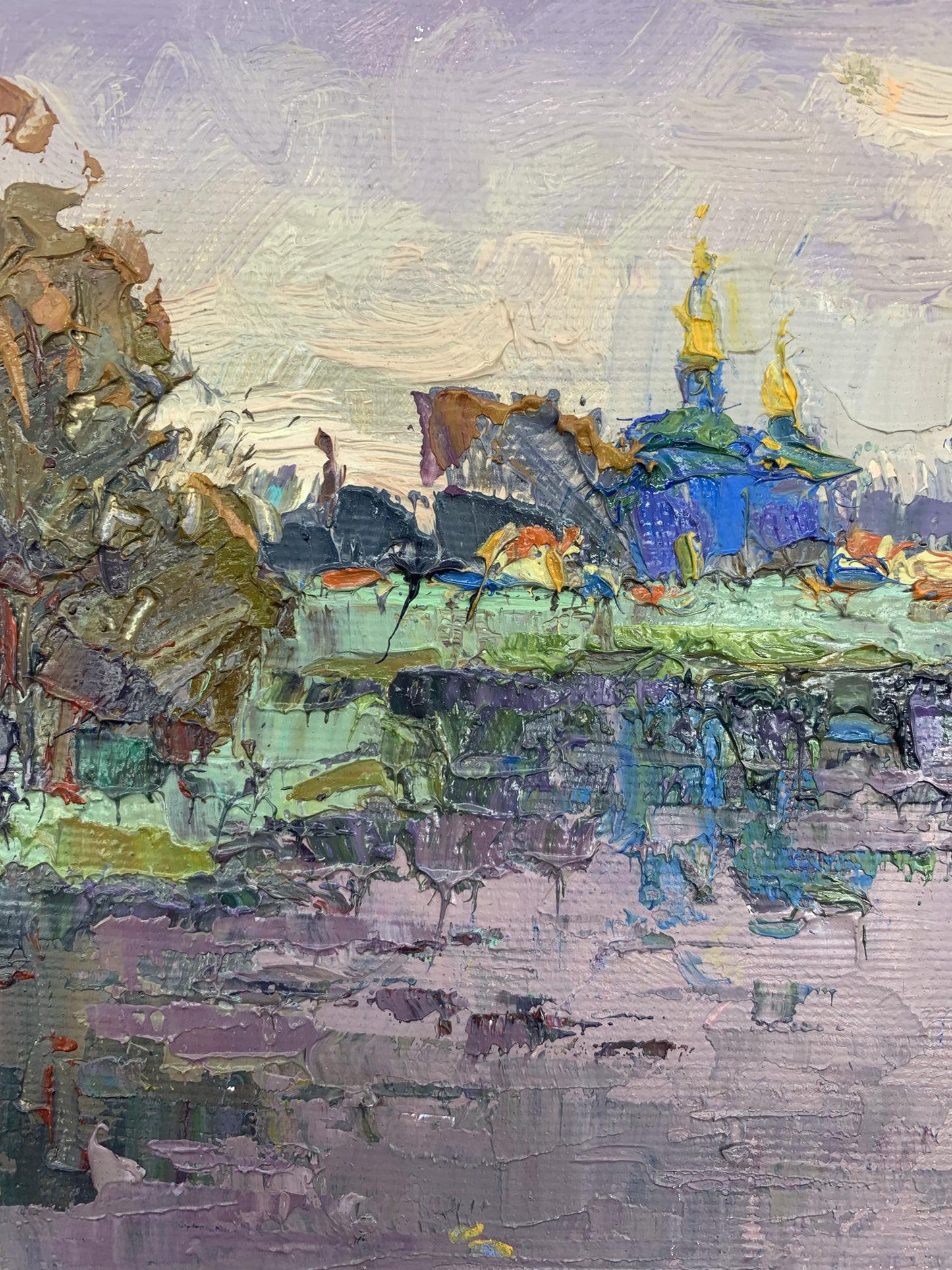 In this artwork, Ivanyuk portrays the tranquility of dusk