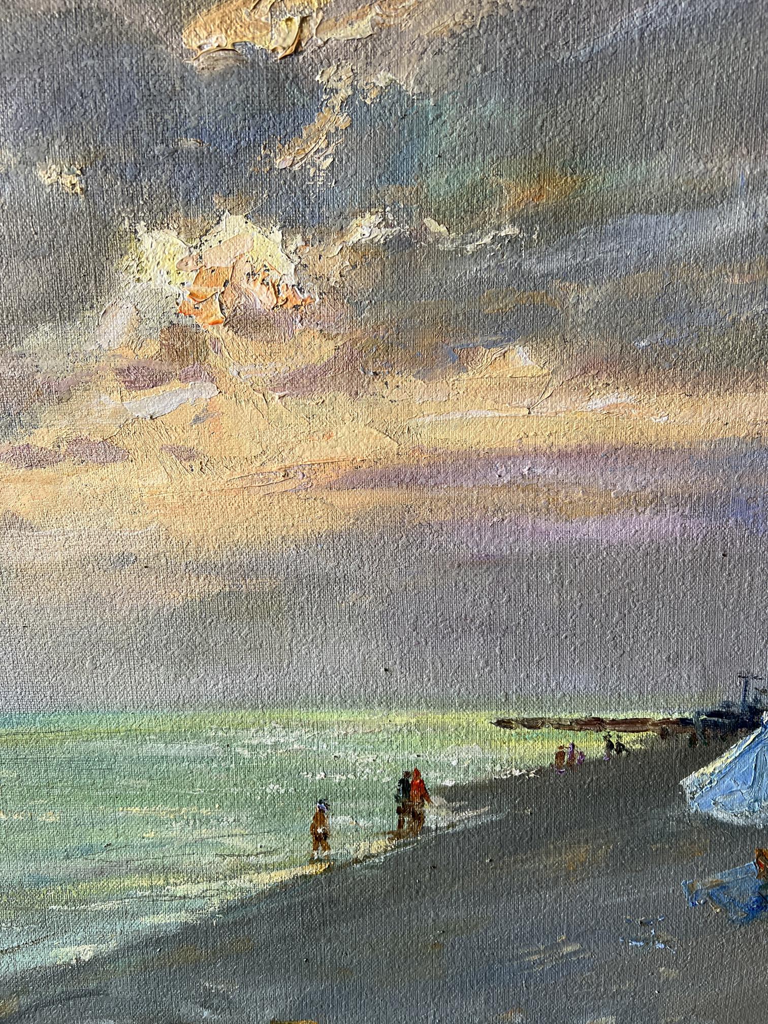 Oil Painting Sea Nature Landscape 