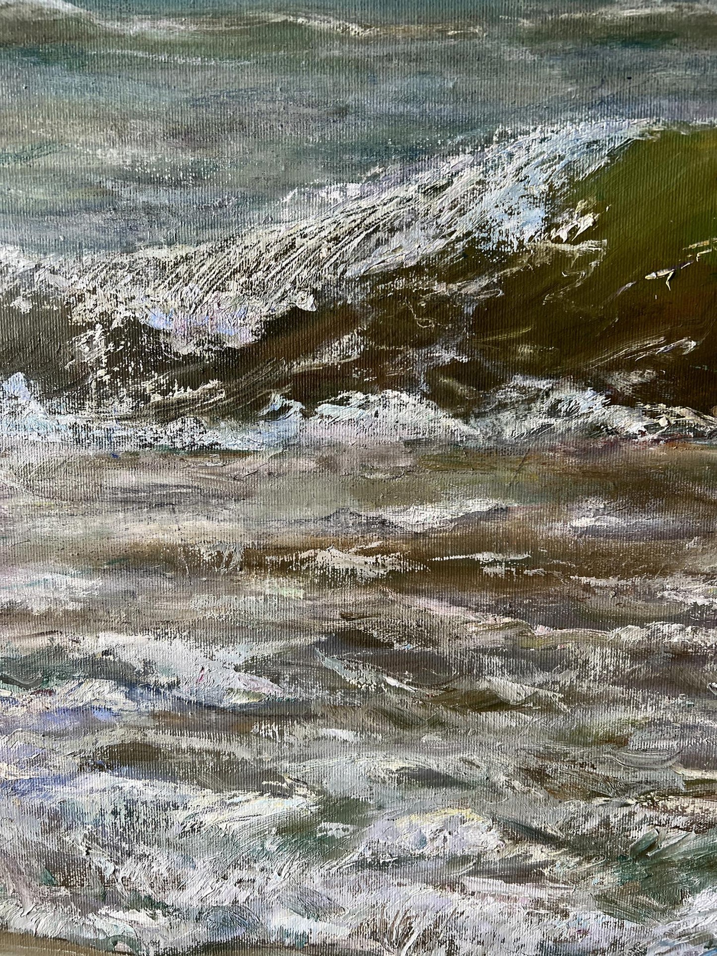 Oil Painting Sea Nature Landscape 