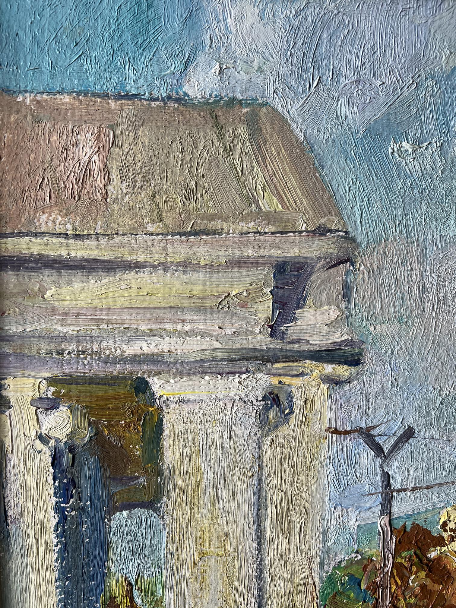 Oil painting Autumn theater 