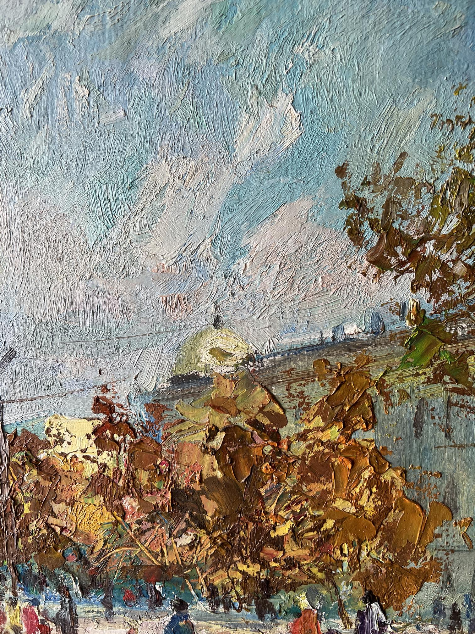 Oil Painting City Nature Landscape 