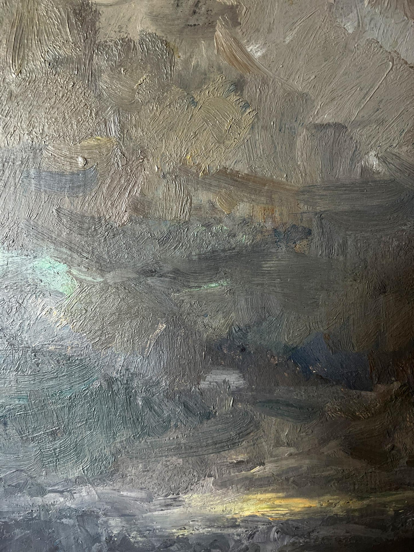 Oil Painting Evening Nature Landscape 