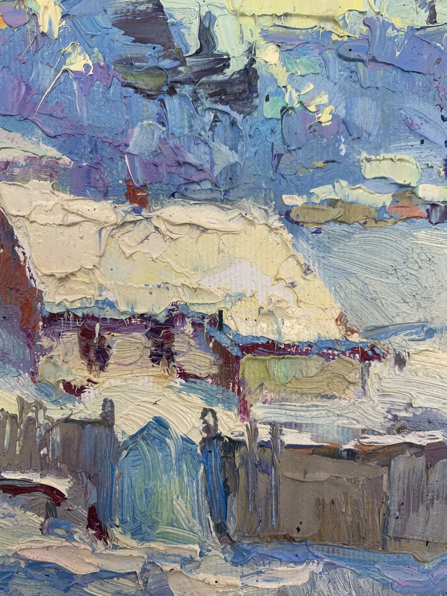  Winter Village landscape 