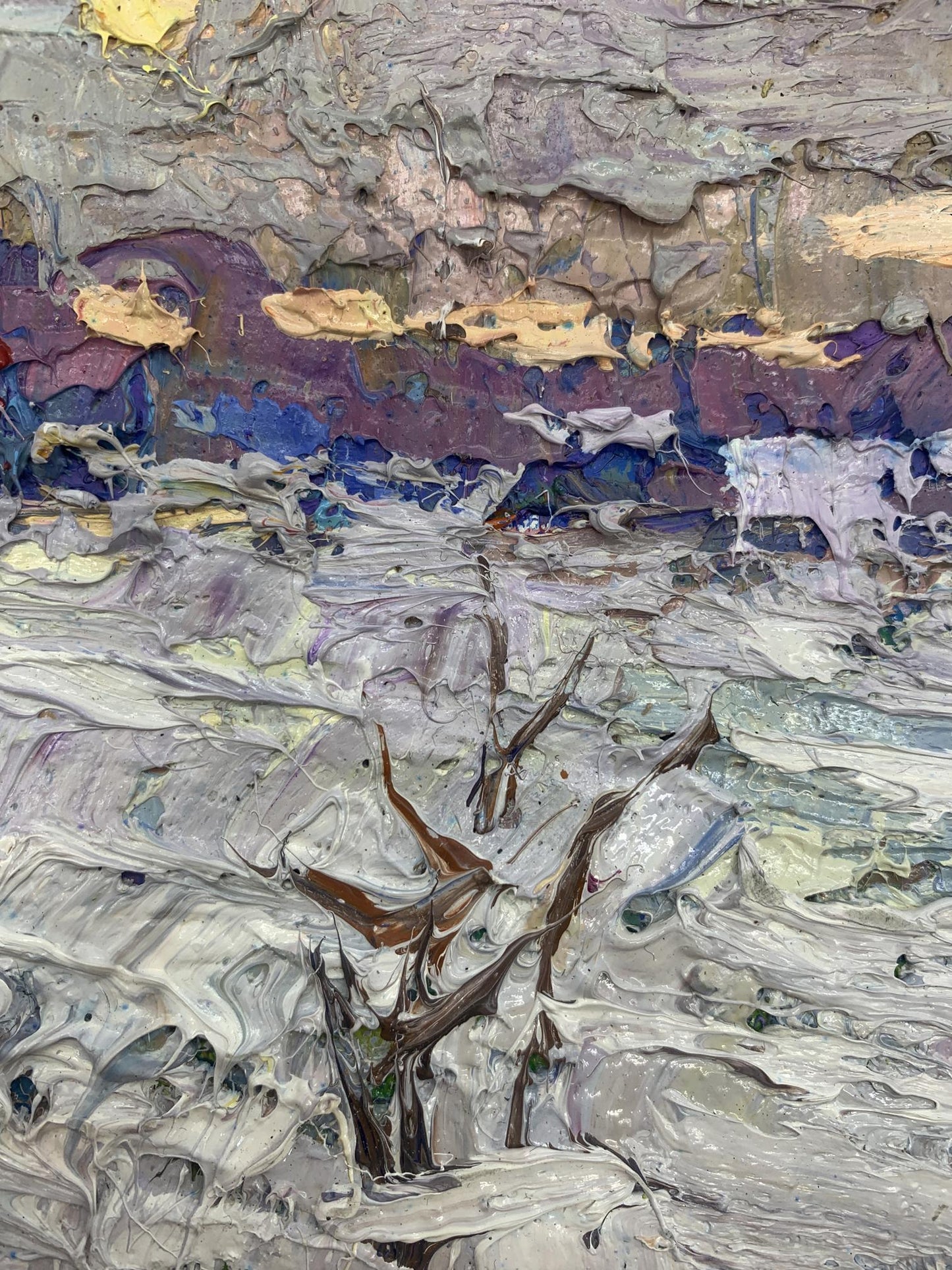 Winter Village landscape 