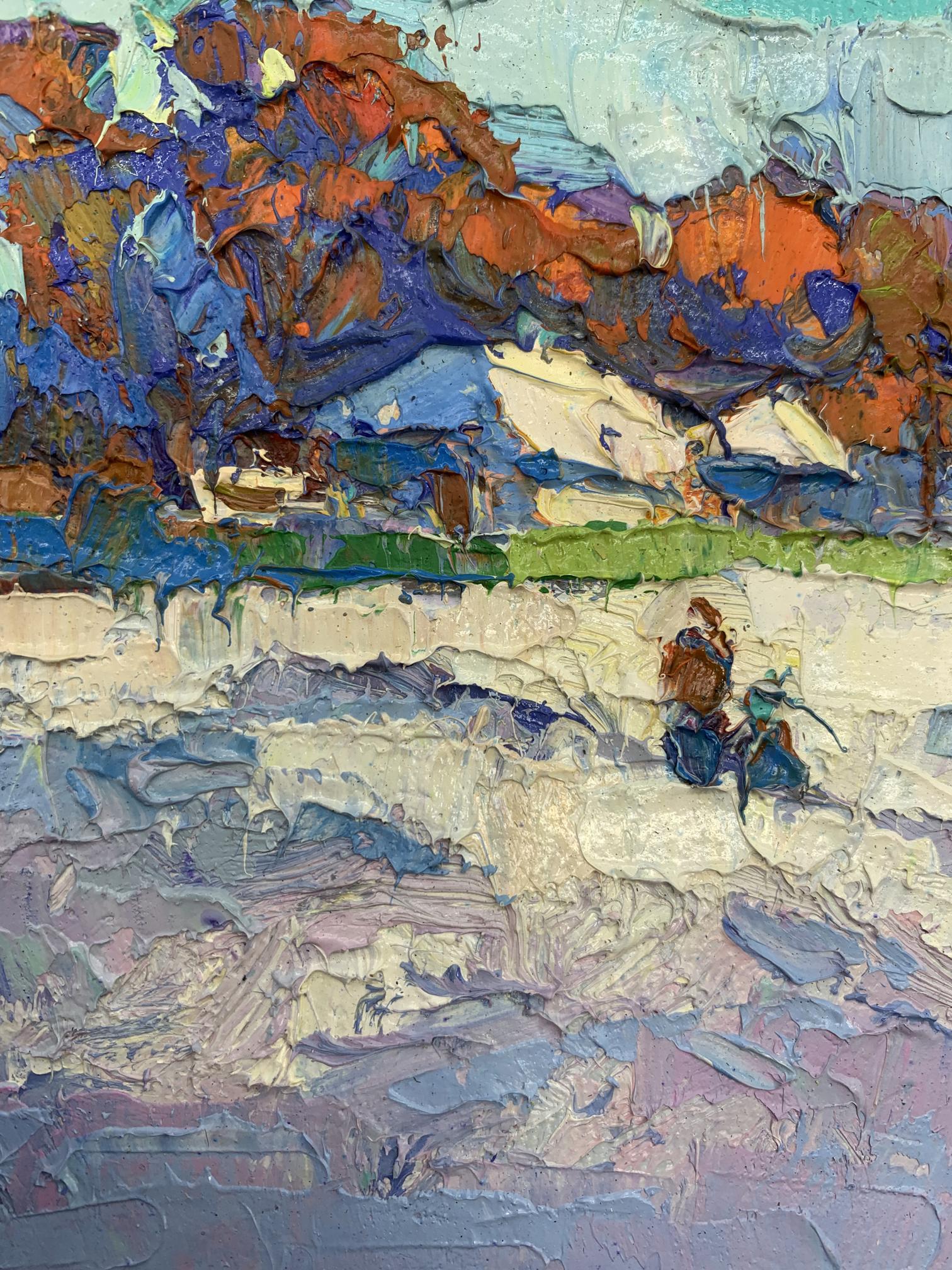 In the heart of winter, Oksana Ivanyuk's artwork still resonates with frostiness